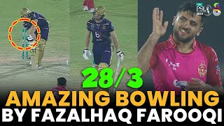 Amazing Bowling By Fazalhaq Farooqi | Quetta Gladiators vs Islamabad United | Match13 | PSL8 | MI2A