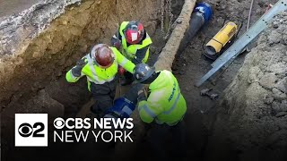 Crews playing water main break whack-a-mole in the northern suburbs