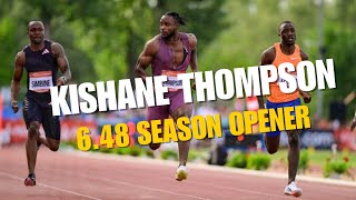 KISHANE THOMPSON SEASON OPENER #jamaicansports