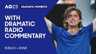 Incredible Final Set Tiebreak | Rublev v Rune | Australian Open 2023