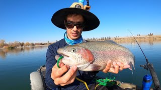 BIG RAINBOW TROUT Fishing with Rapalas (12 Days of DHF, Ep. 1)