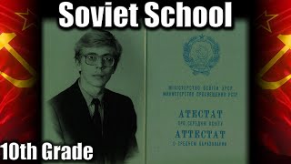 Soviet Education. My 10th Grade Day Planner \u0026 List of Subjects #ussr, #education