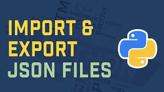 Import And Export Data To A JSON File In Python