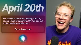 Apple ANNOUNCES April 20 Event! LEAKED By Siri...
