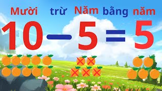 [TOÁN 1] Phép trừ trong phạm vi 10 | Học thật VUI và DỄ DÀNG với Học Chơi Cùng Bé