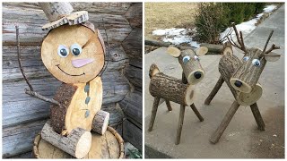Beautiful garden crafts made of old wood! 80 ideas for inspiration!