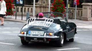 Porsche 356 SC Cabriolet @ Königsallee, Düsseldorf [Autogespot - Carspotting]