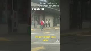 Fastest old men in bc Canada heavy metal love helix 80s Music #funny #metal #rock #shorts