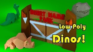 Help me name my Low Poly Dino Project