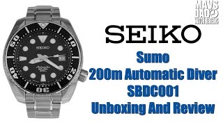 True Legend! | Seiko Sumo 200m Automatic Diver SBDC001 Unbox & Review