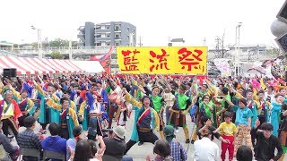 「総踊り♪YEAH！HOPE!!～♪愛ちったセントレア～♪名古屋でGO2！～♪舞りゃ～せ～♪うらじゃ音頭」有松村藍流まつり2019