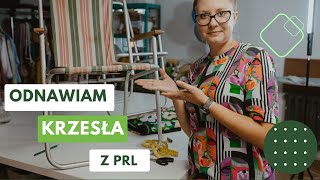 Jak odnowiłam leżaki z PRL? || Krzesła ogrodowe PRL || Odnawiam meble DIY