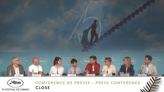 CLOSE - Press conference - EV - CANNES 2022