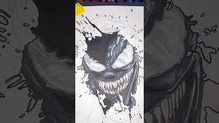 Drawing Venom 😨 #art #posca #venom