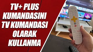 TV+ PLUS KUMANDASINI TV KUMANDASI OLARAK KULLANMA (TURKCELL)