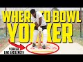 Where to bowl perfect yorker ? | Perfect line and length yorker | Cricket Bowling Tips | NBC