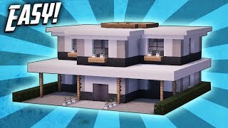 Minecraft: How To Build A Large Modern House Tutorial (#28)