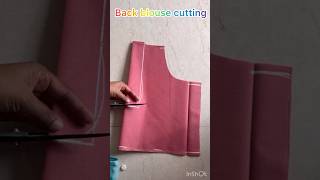 Back blouse cutting #blouse #ushatailor #blousecutting #easymethod #ushadesigns