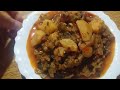 მწვანე ლობიოს სოუზი...Зеленая фасоль с картофелем...green beans with potatoes