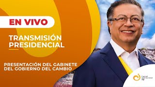 #EnVivo 🔴 Presentación del Gabinete del Gobierno del Cambio