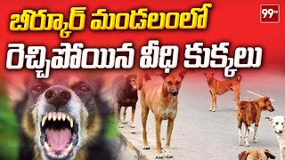 బీర్కూర్ మండలంలో రెచ్చిపోయిన వీధి కుక్కలు | Birkur Mandal | 99TV