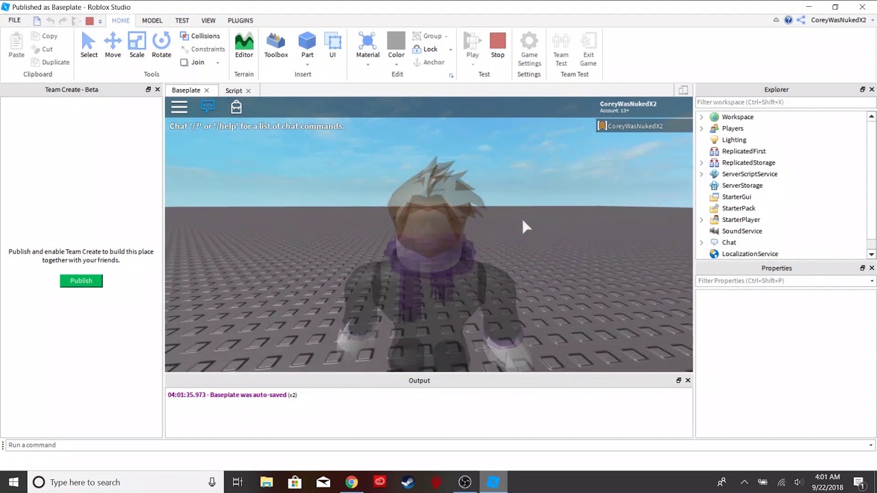 Collision Groups Roblox Studio Youtube