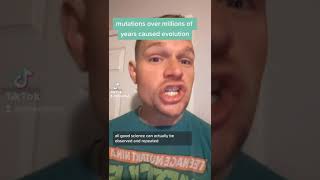 DNA mutations do NOT lead to evolution!