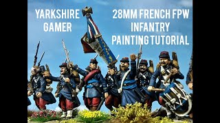 French Franco Prussian War Infantry Painting Tutorial - Yarkshire Gamer