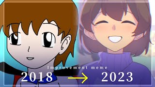 Improvement meme || 某優的動畫手書meme進步史 || 2018～2023