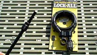 Lasso Lock-All Sit-On-Top Kayak Cable Lock