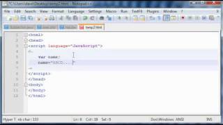 JavaScript Tutorial #3 Variables