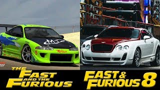 Fast and Furious All Cars