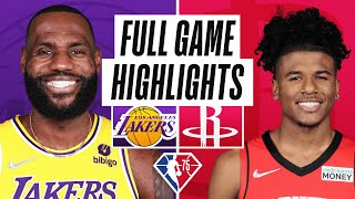 LAKERS at ROCKETS | FULL GAME HIGHLIGHTS | March 9, 2022