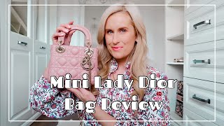 MINI LADY DIOR BAG REVIEW | IS DIOR BETTER THAN CHANEL? | Aleisha Christine Vlogs