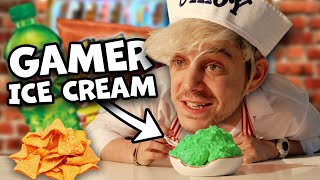 i made the worlds first GAMER ice cream