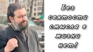 Если вы не￼ хотите быть святыми, то зря живёте￼.. Протоиерей  Андрей Ткачёв.