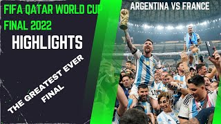 Highlights FIFA World Cup 2022| Argentina v France| @azedutainment #football  #highlights #worldcup