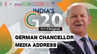 G20 Summit 2023 LIVE: German Chancellor Olaf Scholz Briefs the Media