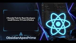 3 Essential Tools for React Developers | Install Chrome, VS Code & Node.js | Tamil