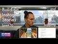 Building Instagram Stories - Part 3 - Custom Sticker Picker - And a Juggling Accident!