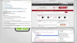 CSS, Firebug, ClassiPress, Navigation Styling