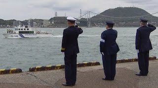 「年末特別警戒」出陣式～税関・海上保安部・警察の三機関合同で８０人参加　福岡