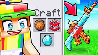 Minecraft But You Craft Guns!