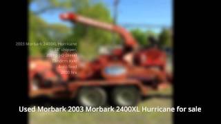 Used 2003 Morbark 2400XL Hurricane 18' chipper for sale Connecticut