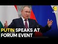 Putin Speech LIVE: Russia's Putin speaks at forum event in Sochi, Russia | Russia LIVE | WION LIVE