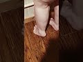 barefoot candid feet of friend shortd feet soles candid