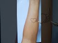 Cara Mudah Membuat Tato Love Tribal #shorts #temporarytattoo #diytattoo