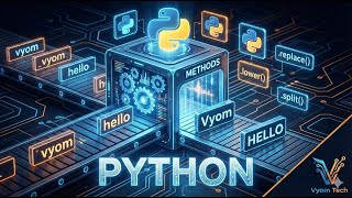 5 PYTHON STRING METHODS EVERY BEGINNER MUST KNOW |VYOM TECH PT. 3 #pythonprogramming #coding #viral