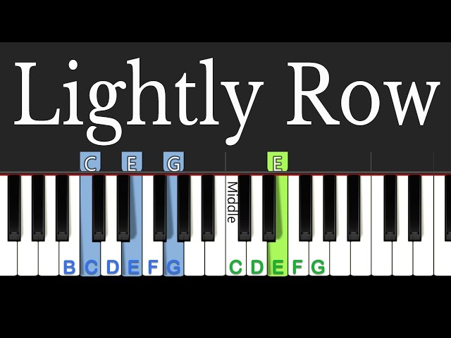 Learn Easy Piano Chords With Lightly Row Tutorial For Beginners