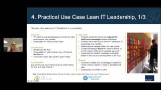 Practical Use Case on Lean IT Leadership